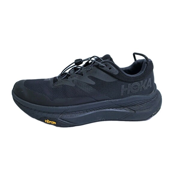 Hoka Transport GTX Vibram Men's Size 11.5 D Gore Tex Waterproof Black Running - Picture 4 of 12